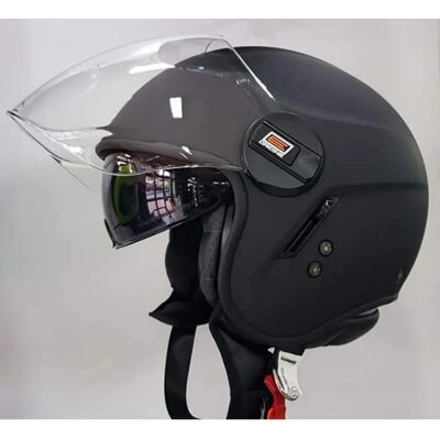 Casque Moto Alpha Noir Mat XS - Casque de moto - Publicité Casque Moto Alpha Noir Mat XS - Casque de moto - Publicité