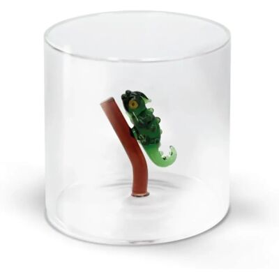 Tazza in vetro Gecko WD Lifestyle - Fatta a mano in borosilicato - 250ml Tazza in vetro Gecko WD Lifestyle - Fatta a mano in borosilicato - 250ml