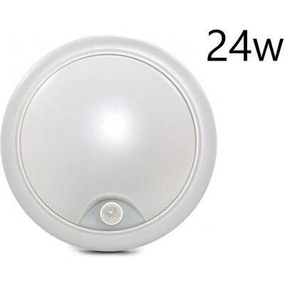 Robertagor LED Deckenlampe 24W Weiß Infrarot Bewegungsmelder Robertagor LED Deckenlampe 24W Weiß Infrarot Bewegungsmelder