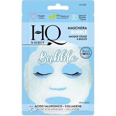 HQ Maschera Viso Bubble Acido Ialuronico Collagene - Maschera Viso HQ Maschera Viso Bubble Acido Ialuronico Collagene - Maschera Viso