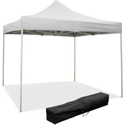 Gazebo pieghevole 2x2 bianco in PVC impermeabile - Gazebo Gazebo pieghevole 2x2 bianco in PVC impermeabile - Gazebo