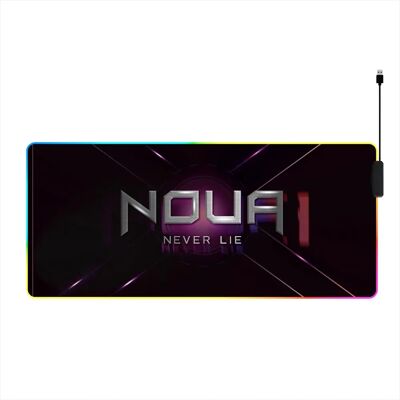NOUA Muismat Dusk Pro RGB Rainbow - Muismat met Hub NOUA Muismat Dusk Pro RGB Rainbow - Muismat met Hub