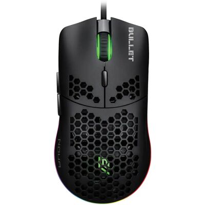 Noua Bullet Gaming-Maus - 7 Tasten, 12000 DPI RGB Noua Bullet Gaming-Maus - 7 Tasten, 12000 DPI RGB