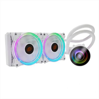 Noua Siberus Tr241 Bianco - Raffreddamento a Liquido CPU - Intel/AMD - 2x120mm PWM - 200W TDP Noua Siberus Tr241 Bianco - Raffreddamento a Liquido CPU - Intel/AMD - 2x120mm PWM - 200W TDP