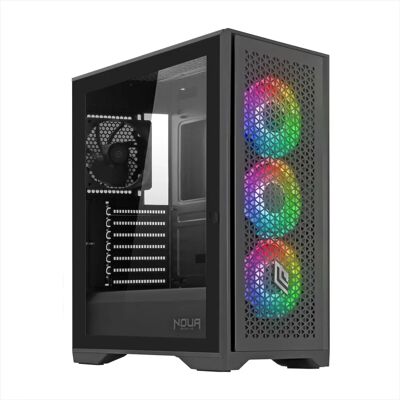 Noul Utopia F502 Case Gaming PC - ARGB Mid-Tower, Nero Noul Utopia F502 Case Gaming PC - ARGB Mid-Tower, Nero