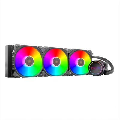 NOUA Roter Br360 Flüssigkeits-CPU-Kühler - Drei 120mm PWM-Lüfter - Hochleistung NOUA Roter Br360 Flüssigkeits-CPU-Kühler - Drei 120mm PWM-Lüfter - Hochleistung