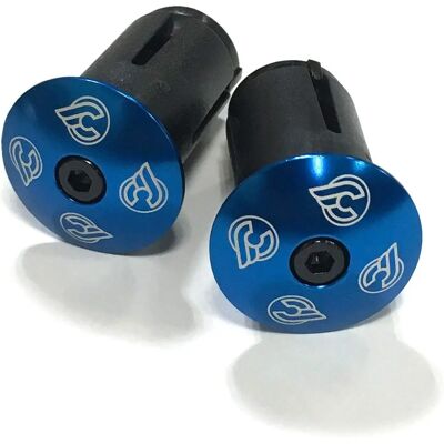 Embouts et Extenseur Cinelli Bleu - Composants de Vélo - Publicité Embouts et Extenseur Cinelli Bleu - Composants de Vélo - Publicité
