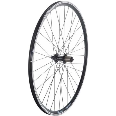 Roue de vélo en aluminium Bonin 28" - Compatible 8/9 vitesses - Publicité Roue de vélo en aluminium Bonin 28" - Compatible 8/9 vitesses - Publicité