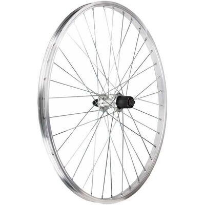 Roues arrière en aluminium 26" MTB - Système de déblocage rapide - Publicité Roues arrière en aluminium 26" MTB - Système de déblocage rapide - Publicité