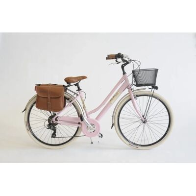 Via Veneto - Elegance 28 Lady - Rose - Vélo - Publicité Via Veneto - Elegance 28 Lady - Rose - Vélo - Publicité
