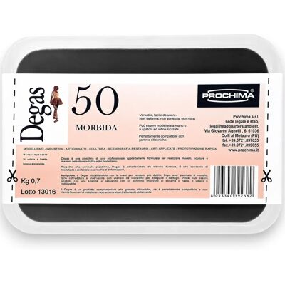 Argilla Professionale Durezza Media Degas - 700g Argilla Professionale Durezza Media Degas - 700g