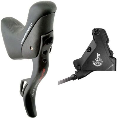 Campagnolo Super Record EPS Hydraulische Scheibenbremse - 160mm, Rechts, mit Schalthebel Campagnolo Super Record EPS Hydraulische Scheibenbremse - 160mm, Rechts, mit Schalthebel