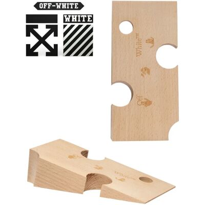 Off-White Meteor Large XL Wooden Door Stop Off-White Meteor Large XL Wooden Door Stop