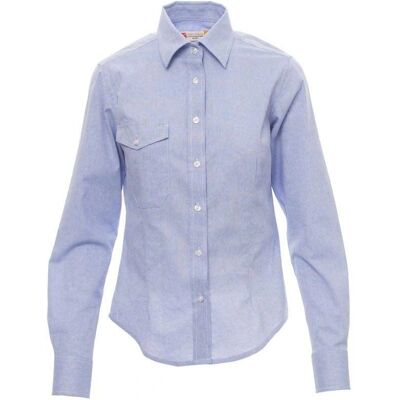 PAYPER WEAR Cotton Women's Shirt - M - Blue - Shirt PAYPER WEAR Cotton Women's Shirt - M - Blue - Shirt