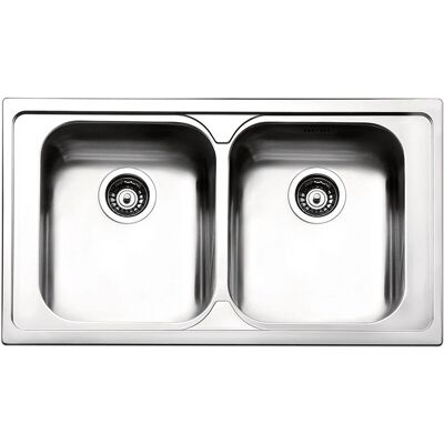 Lavello da Cucina in Acciaio Inox Apell VE862I - Sottopiano Rettangolare Lavello da Cucina in Acciaio Inox Apell VE862I - Sottopiano Rettangolare