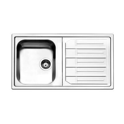 Apell MLE861IRBC - Lavello rettangolare in acciaio inox con sgocciolatoio a destra Apell MLE861IRBC - Lavello rettangolare in acciaio inox con sgocciolatoio a destra