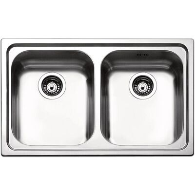 Lavello rettangolare in acciaio inox Apell VE792IAC Venezia - 79x50cm Lavello rettangolare in acciaio inox Apell VE792IAC Venezia - 79x50cm