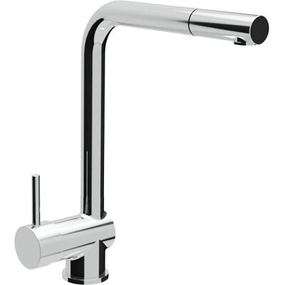 Rubinetto da cucina Apell AP7730DCCR Cromato - Miscelatore Monocomando, Doccetta Estraibile, Made in Italy Rubinetto da cucina Apell AP7730DCCR Cromato - Miscelatore Monocomando, Doccetta Estraibile, Made in Italy