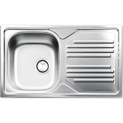 Lavello in Acciaio Inox Apell TM861I Montaggio Superiore - 86x50cm Lavello in Acciaio Inox Apell TM861I Montaggio Superiore - 86x50cm
