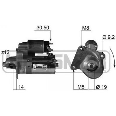 ERA 220366A Starter - OEM-nummers: Ford 1140757, 1144505, 1350459, 1368974, 1483817 ERA 220366A Starter - OEM-nummers: Ford 1140757, 1144505, 1350459, 1368974, 1483817
