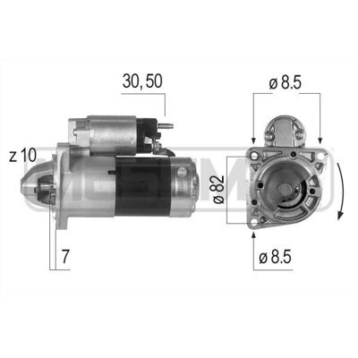 ERA Startmotor 220643 - Startmotor voor Fiat Opel ERA Startmotor 220643 - Startmotor voor Fiat Opel