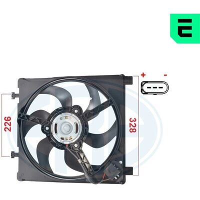 ERA Model 352123 Fan Motor for Vehicles with A/C - Radiator Cooling ERA Model 352123 Fan Motor for Vehicles with A/C - Radiator Cooling