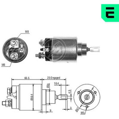 ERA ZM2777 Interruptor de contacto - Arranque - Peugeot, Citroën ERA ZM2777 Interruptor de contacto - Arranque - Peugeot, Citroën