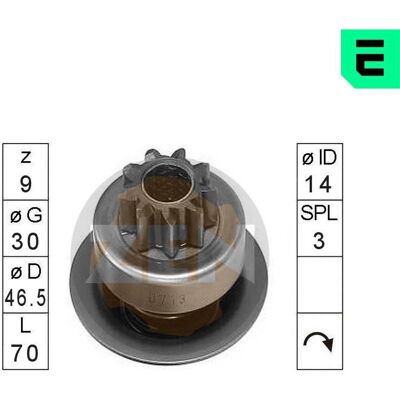 ERA ZN0713 - Kupplung und Anlasser - OEM für FIAT ERA ZN0713 - Kupplung und Anlasser - OEM für FIAT
