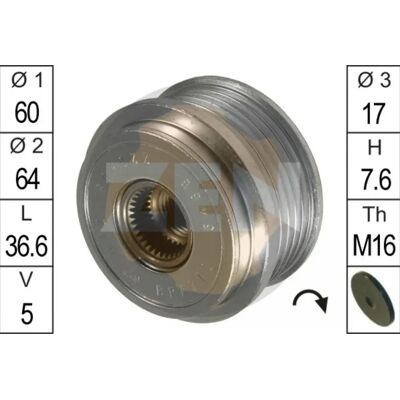 ERA ZN5466 Alternador - Alternator ERA ZN5466 Alternador - Alternator