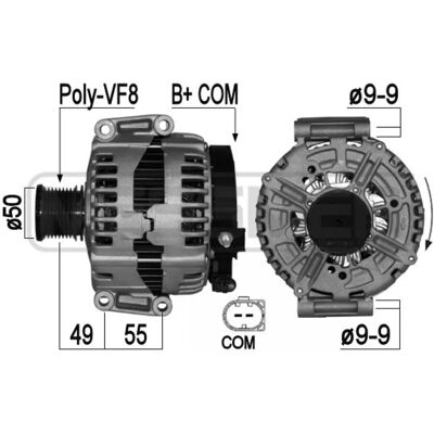 ERA 209039A Generator - 14V 220A for Mercedes-Benz ML S R ERA 209039A Generator - 14V 220A for Mercedes-Benz ML S R