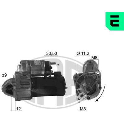 Era Fiat Bravo Multipla OEM Motor de Arranque - 220437A Era Fiat Bravo Multipla OEM Motor de Arranque - 220437A