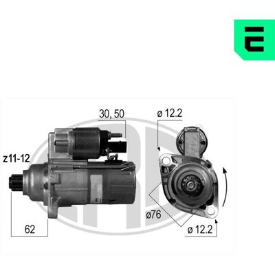 ERA 220535A Arranque para VW, Audi, Seat, Škoda - Arranque ERA 220535A Arranque para VW, Audi, Seat, Škoda - Arranque