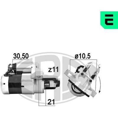 ERA L813-18-400 Starter - Automotoronderdeel ERA L813-18-400 Starter - Automotoronderdeel