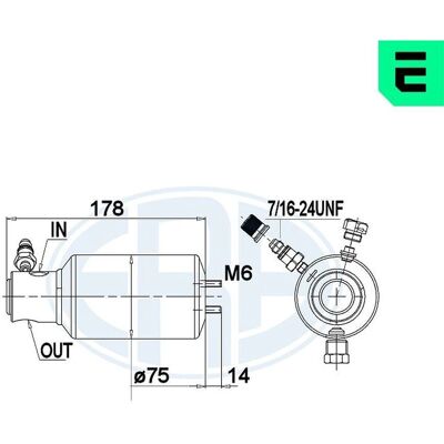 ERA 668009 Avfuktningstank - Luftkonditionering - Volkswagen, SEAT ERA 668009 Avfuktningstank - Luftkonditionering - Volkswagen, SEAT