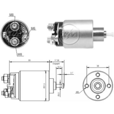 ERA ZM1961 Kontakt Schalter für Ford Volvo - Starter Relais ERA ZM1961 Kontakt Schalter für Ford Volvo - Starter Relais