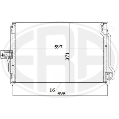 ERA Opel Astra H GTC TwinTop - Κοντένσερ Κλιματισμού ERA Opel Astra H GTC TwinTop - Κοντένσερ Κλιματισμού