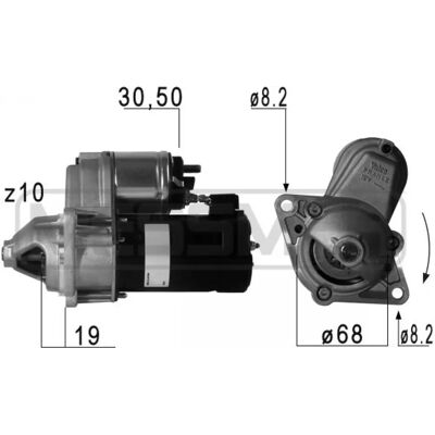 Opel 6202075, 6202094 Pornire - Starter Opel 6202075, 6202094 Pornire - Starter