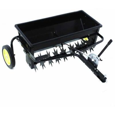GeoTech Rasenlüfter mit Streuer - Gartenwerkzeug GeoTech Rasenlüfter mit Streuer - Gartenwerkzeug