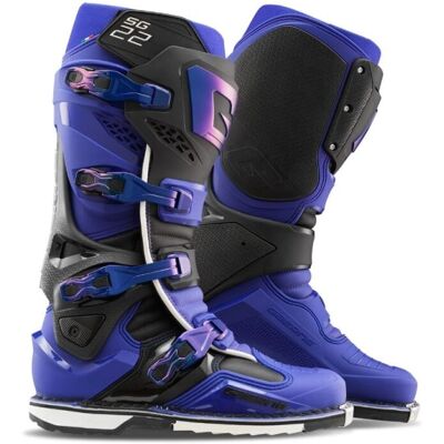 Bottes de Motocross Gaerne SG22 - Violet - Publicité Bottes de Motocross Gaerne SG22 - Violet - Publicité