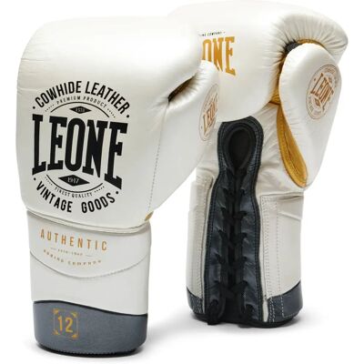 Gants de Boxe Leone 1947 Authentic 2 Blancs - Gants de Boxe - Publicité Gants de Boxe Leone 1947 Authentic 2 Blancs - Gants de Boxe - Publicité