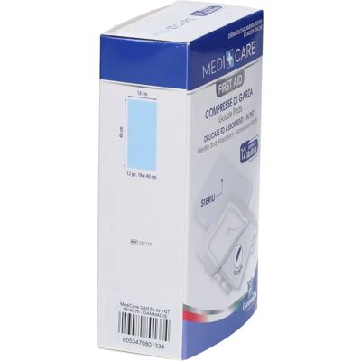 Gammadis Farmaceutici Srl Garza 18x40cm - Sterile per Ferite Gammadis Farmaceutici Srl Garza 18x40cm - Sterile per Ferite