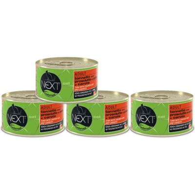 Next Natural Cibo per Gatti Prosciutto e Carote 4x150G Next Natural Cibo per Gatti Prosciutto e Carote 4x150G
