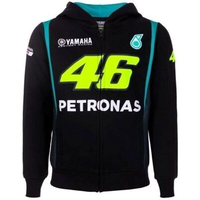 VR46 - Petronas Hoodie - Noir - 1-3 ans - Sweat à capuche - Publicité VR46 - Petronas Hoodie - Noir - 1-3 ans - Sweat à capuche - Publicité