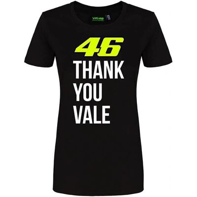 VR46 Thank You Vale Czarny S - T-shirt VR46 Thank You Vale Czarny S - T-shirt