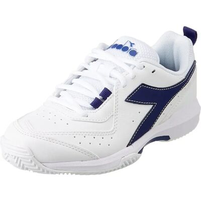 Diadora Damen-Tennisschuhe S. Challenge 5 W SL Clay - Weiß/Blau Diadora Damen-Tennisschuhe S. Challenge 5 W SL Clay - Weiß/Blau