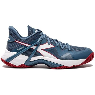 Diadora B.Icon 2 Clay Buty tenisowe - Niebieskie - Buty tenisowe Diadora B.Icon 2 Clay Buty tenisowe - Niebieskie - Buty tenisowe