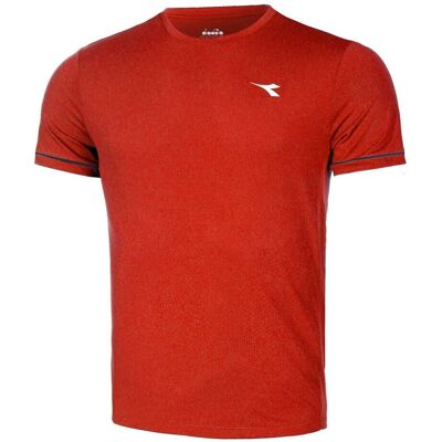 Maglietta Rossa da Uomo di Diadora - Maglietta Maglietta Rossa da Uomo di Diadora - Maglietta