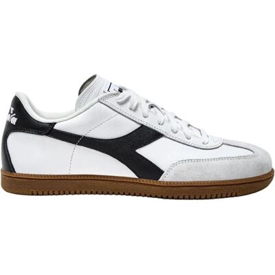Diadora Weiße/Schwarze Lederschuhe - Freizeitschuhe Diadora Weiße/Schwarze Lederschuhe - Freizeitschuhe