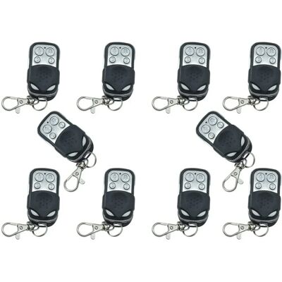 GC GLOBALCOMMERCE - Uniwersalny pilot do automatycznej bramy - 4 przyciski z kodem stałym - 10 szt GC GLOBALCOMMERCE - Uniwersalny pilot do automatycznej bramy - 4 przyciski z kodem stałym - 10 szt