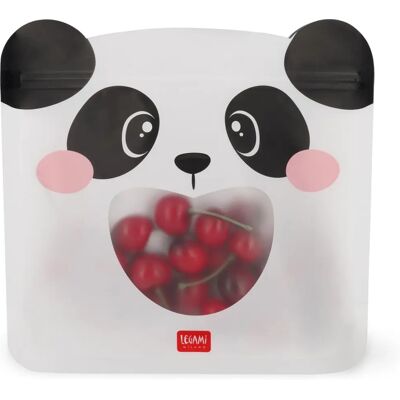 Legami Panda Újrafelhasználható élelmiszer-zacskók - Snack Bags - 3 darab Legami Panda Újrafelhasználható élelmiszer-zacskók - Snack Bags - 3 darab